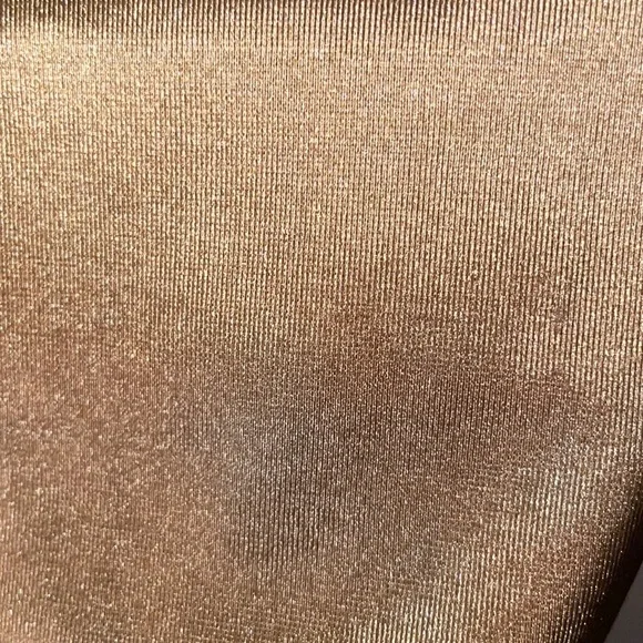 Entry (NWT) champagne gold dress for women. Size L. - Picture 4 of 6